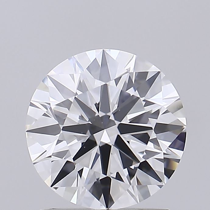 1.51 Carat Round Shaped, Ideal Cut, D Color, VVS2 Clarity, IGI Certified Lab Grown Diamond