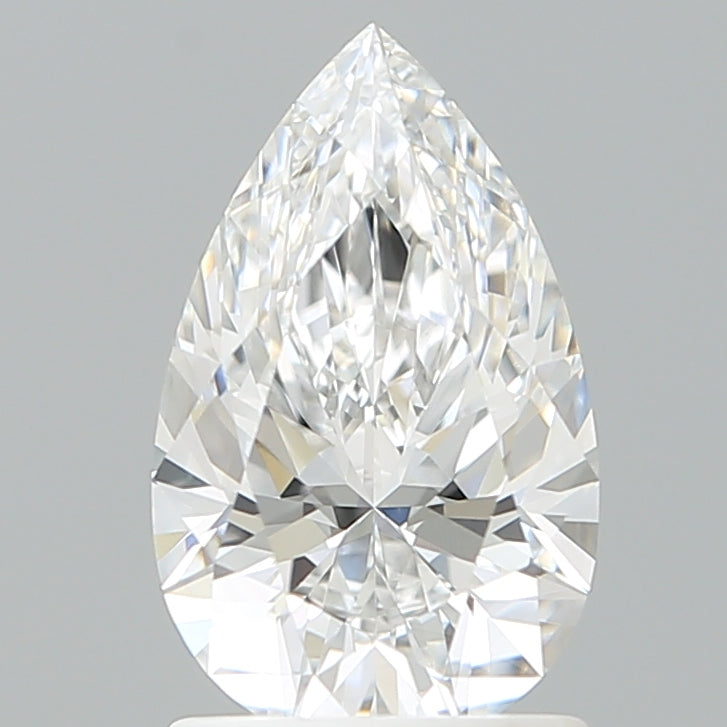 1.46 Carat Pear Shaped, Ideal Cut, E Color, VVS2 Clarity, IGI Certified Lab Grown Diamond
