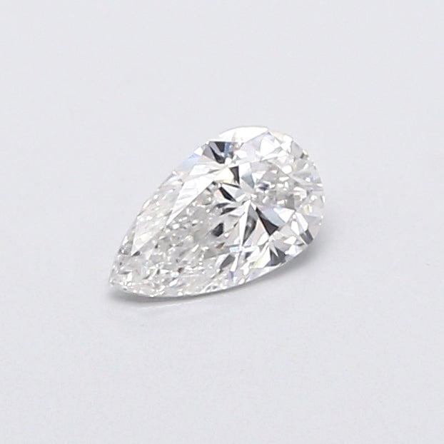 0.55 Carat Pear Shaped, Very Good Cut, E Color, VVS2 Clarity, IGI Certified Lab Grown Diamond