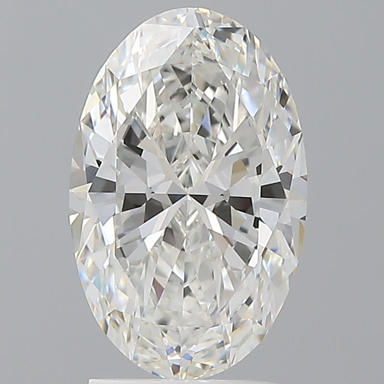 2.54 Carat Oval Shaped, Ideal Cut, F Color, VVS2 Clarity, IGI Certified Lab Grown Diamond