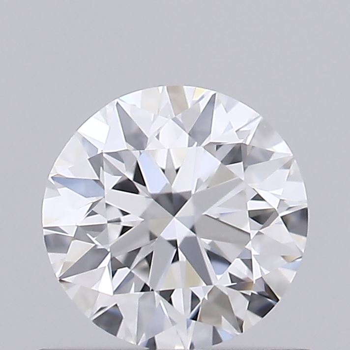 0.54 Carat Round Shaped, Ideal Cut, D Color, VVS2 Clarity, IGI Certified Lab Grown Diamond