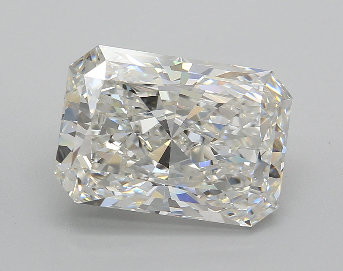 5.00 Carat Radiant Shaped, Ideal Cut, G Color, VS2 Clarity, IGI Certified Lab Grown Diamond