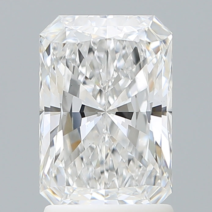 1.81 Carat Radiant Shaped, Ideal Cut, D Color, VS1 Clarity, IGI Certified Lab Grown Diamond