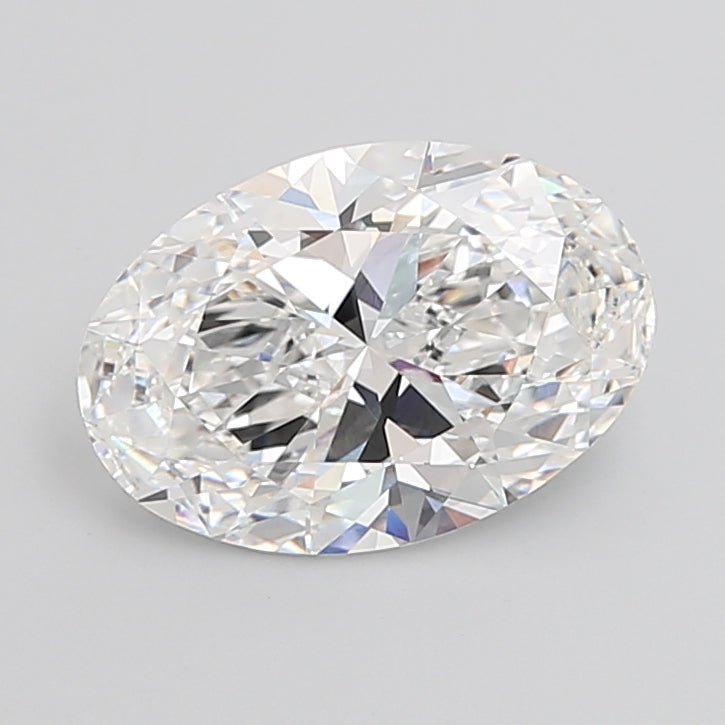 6.03 Carat Oval Shaped, Ideal Cut, E Color, VVS2 Clarity, IGI Certified Lab Grown Diamond