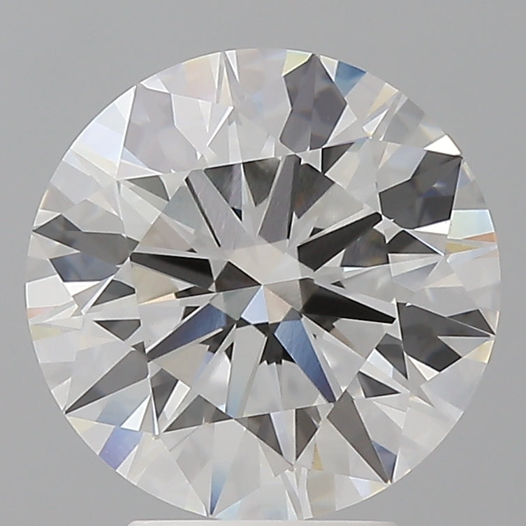 4.09 Carat Round Shaped, Ideal Cut, E Color, VVS2 Clarity, IGI Certified Lab Grown Diamond