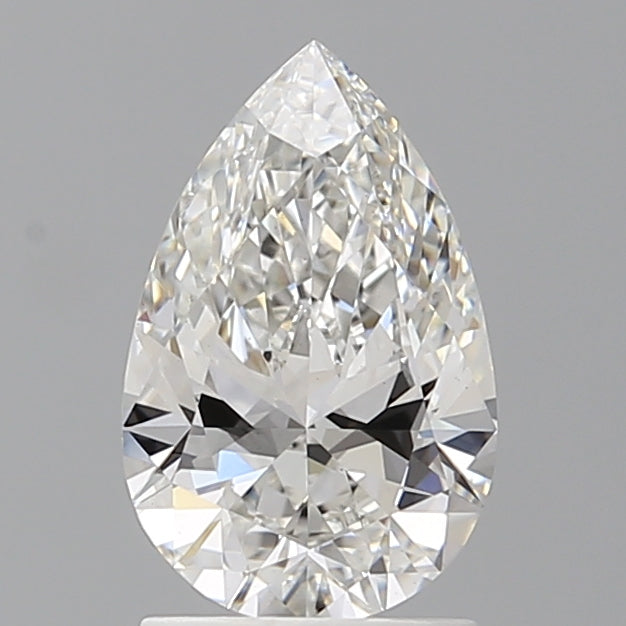 1.58 Carat Pear Shaped, Ideal Cut, F Color, VS1 Clarity, IGI Certified Lab Grown Diamond