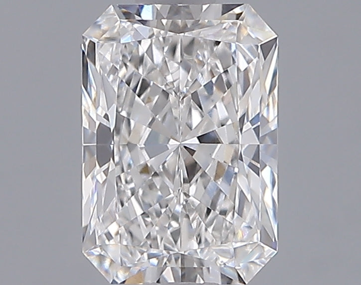 1.50 Carat Radiant Shaped, Ideal Cut, E Color, VVS2 Clarity, IGI Certified Lab Grown Diamond