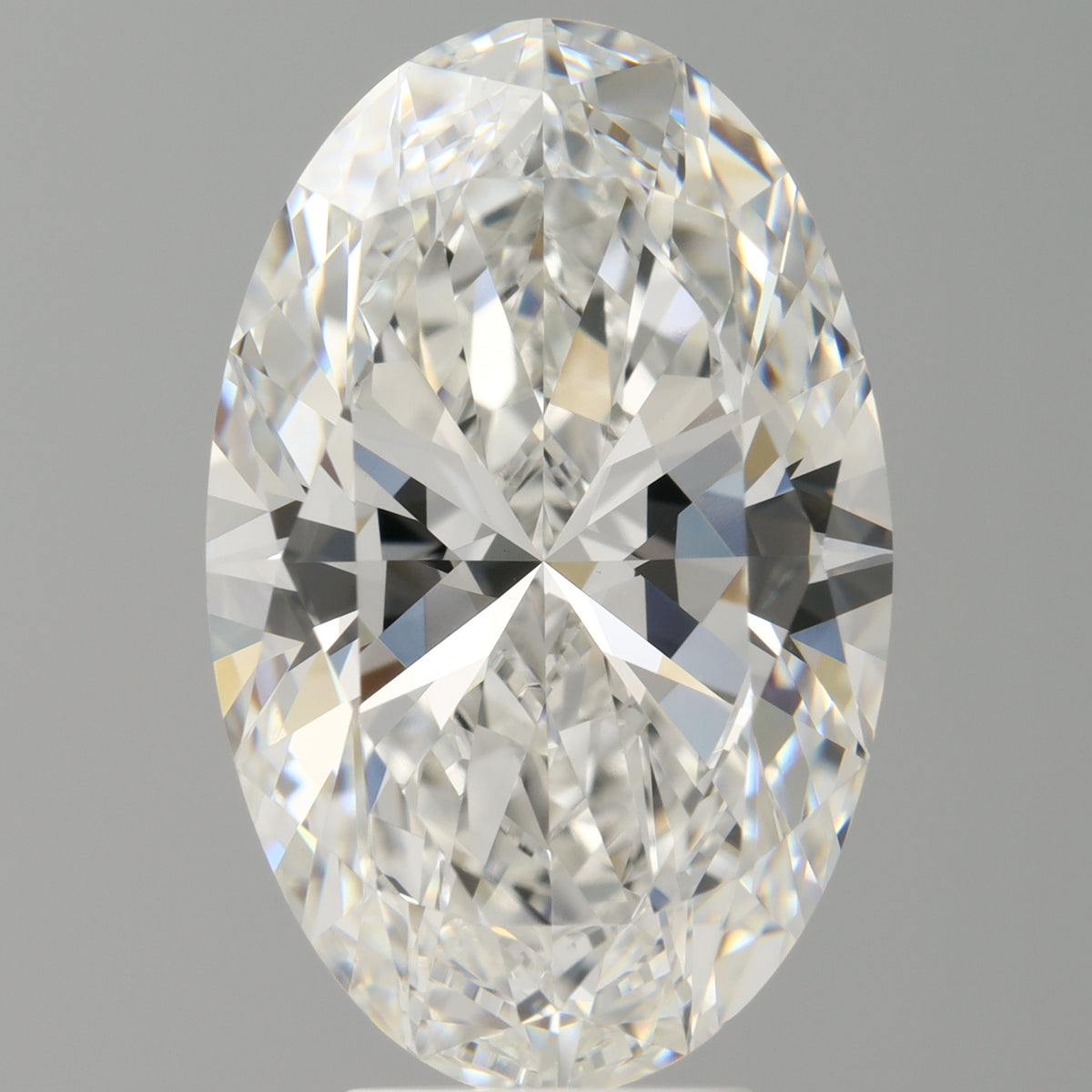 6.04 Carat Oval Shaped, Ideal Cut, E Color, VVS2 Clarity, IGI Certified Lab Grown Diamond