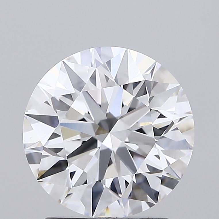 2.06 Carat Round Shaped, Ideal Cut, E Color, VVS2 Clarity, IGI Certified Lab Grown Diamond