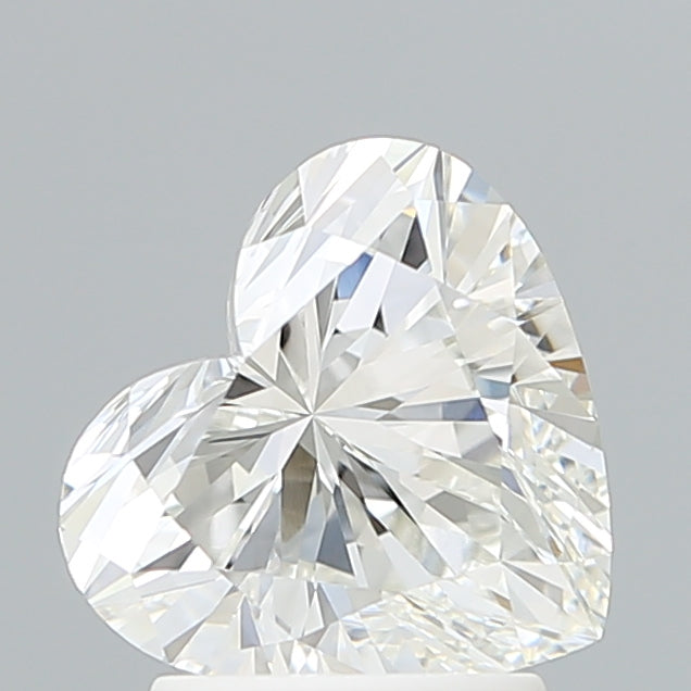 2.10 Carat Heart Shaped, Ideal Cut, G Color, VVS1 Clarity, IGI Certified Lab Grown Diamond