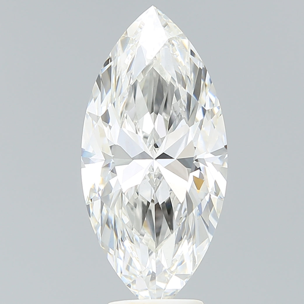 5.35 Carat Marquise Shaped, Ideal Cut, G Color, VS1 Clarity, IGI Certified Lab Grown Diamond