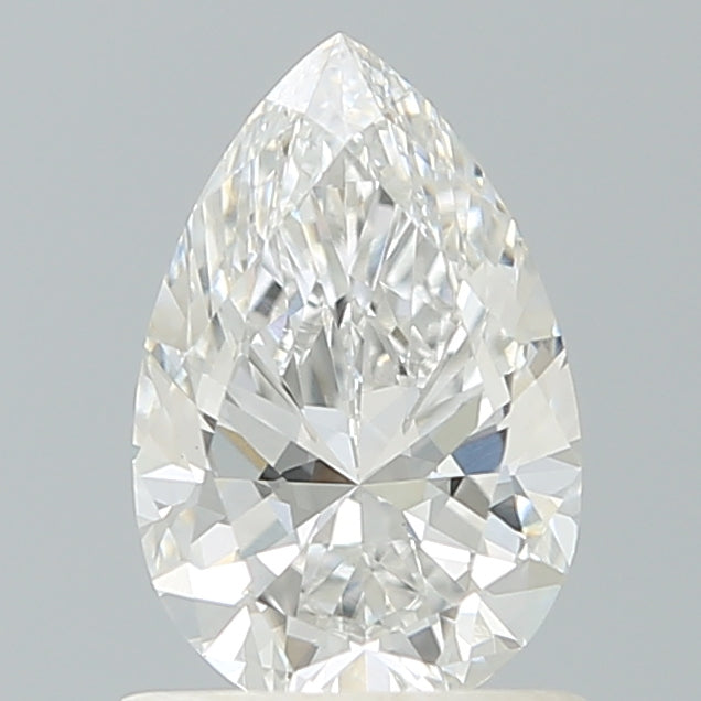 1.03 Carat Pear Shaped, Very Good Cut, F Color, VVS2 Clarity, IGI Certified Lab Grown Diamond