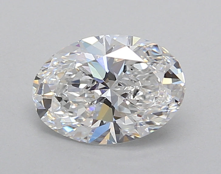 1.00 Carat Oval Shaped, Excellent Cut, D Color, VVS2 Clarity, IGI Certified Lab Grown Diamond
