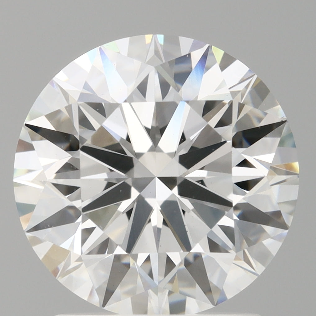 2.10 Carat Round Shaped, Ideal Cut, F Color, VS1 Clarity, IGI Certified Lab Grown Diamond