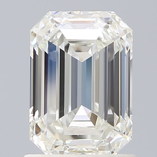 1.52 Carat Emerald Shaped, Ideal Cut, G Color, VS1 Clarity, IGI Certified Lab Grown Diamond