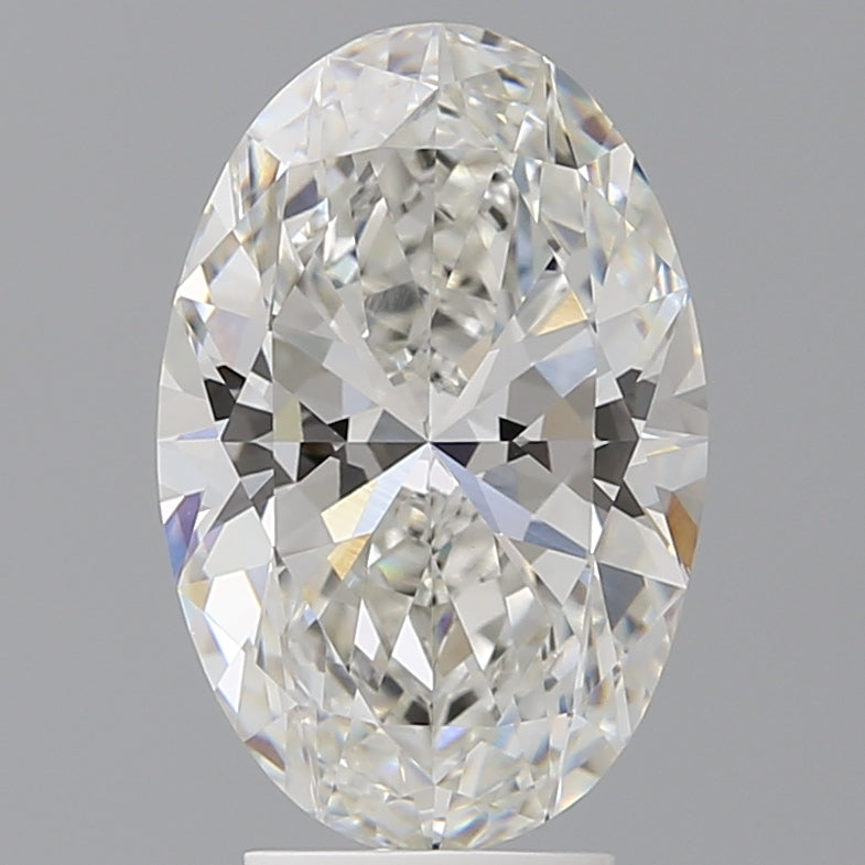 4.06 Carat Oval Shaped, Ideal Cut, F Color, VVS2 Clarity, IGI Certified Lab Grown Diamond