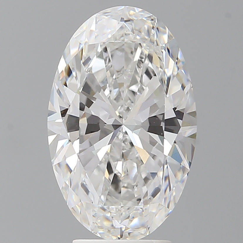 4.53 Carat Oval Shaped, Ideal Cut, E Color, VVS2 Clarity, IGI Certified Lab Grown Diamond