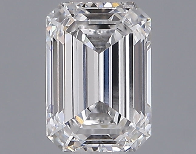 1.03 Carat Emerald Shaped, Ideal Cut, E Color, IF Clarity, IGI Certified Lab Grown Diamond