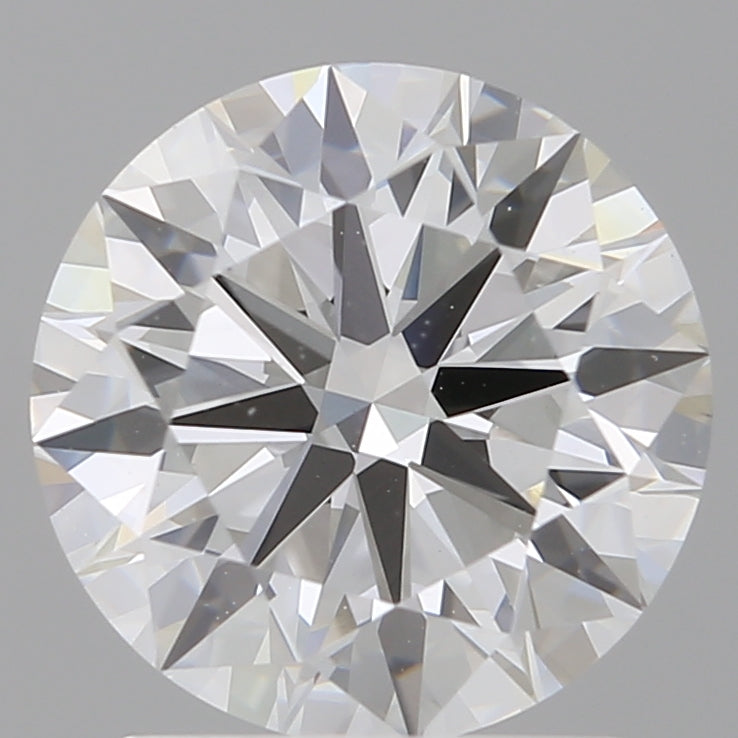 1.95 Carat Round Shaped, Ideal Cut, E Color, VVS2 Clarity, IGI Certified Lab Grown Diamond