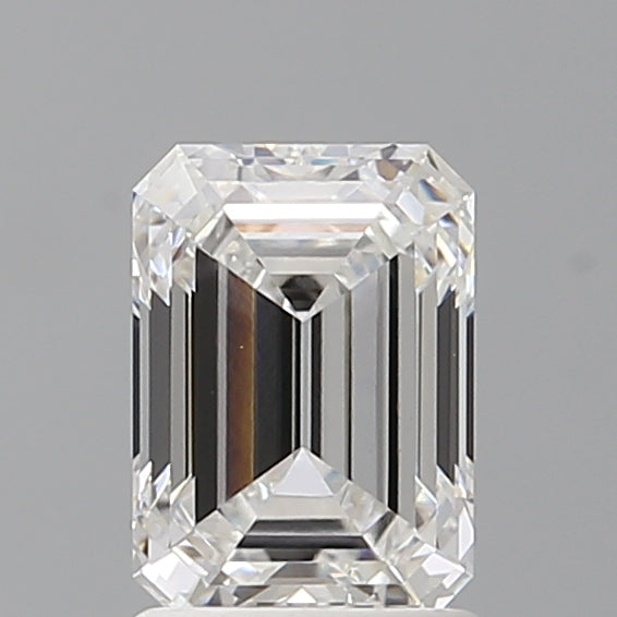 1.57 Carat Emerald Shaped, Ideal Cut, E Color, VVS2 Clarity, IGI Certified Lab Grown Diamond