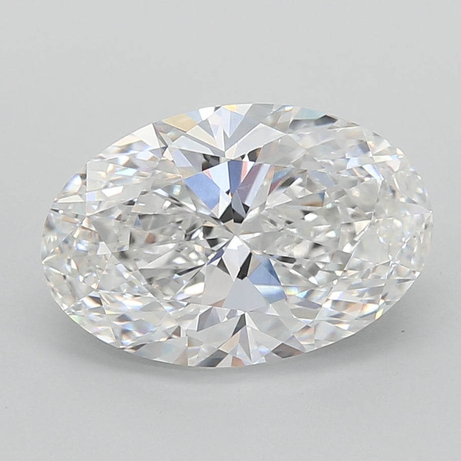 3.01 Carat Oval Shaped, Ideal Cut, E Color, VVS1 Clarity, IGI Certified Lab Grown Diamond