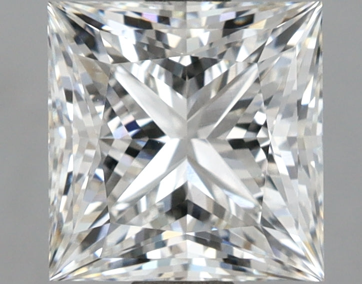 2.51 Carat Princess Shaped, Very Good Cut, F Color, VVS2 Clarity, IGI Certified Lab Grown Diamond