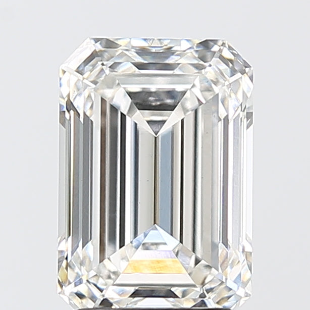 3.07 Carat Emerald Shaped, Ideal Cut, F Color, VS1 Clarity, IGI Certified Lab Grown Diamond