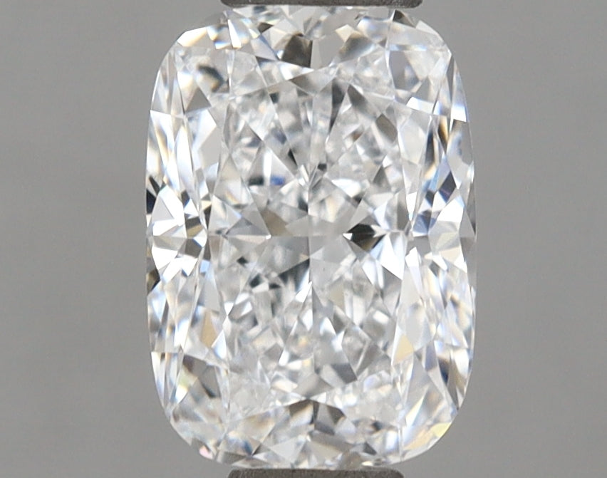 1.03 Carat Cushion Shaped, Excellent Cut, D Color, VVS2 Clarity, IGI Certified Lab Grown Diamond