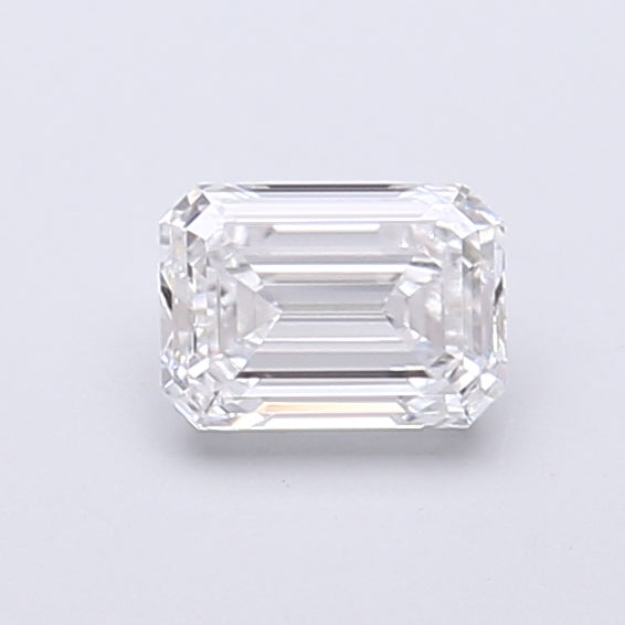 0.61 Carat Emerald Shaped, Very Good Cut, D Color, VVS2 Clarity, IGI Certified Lab Grown Diamond