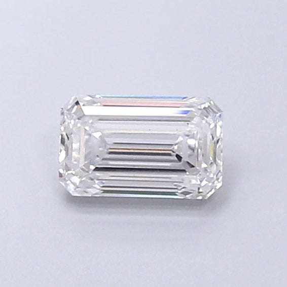 0.90 Carat Emerald Shaped, Very Good Cut, E Color, VS1 Clarity, IGI Certified Lab Grown Diamond