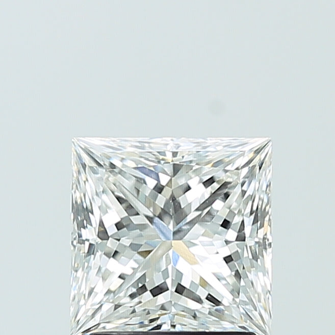 2.01 Carat Princess Shaped, Ideal Cut, E Color, VS1 Clarity, IGI Certified Lab Grown Diamond
