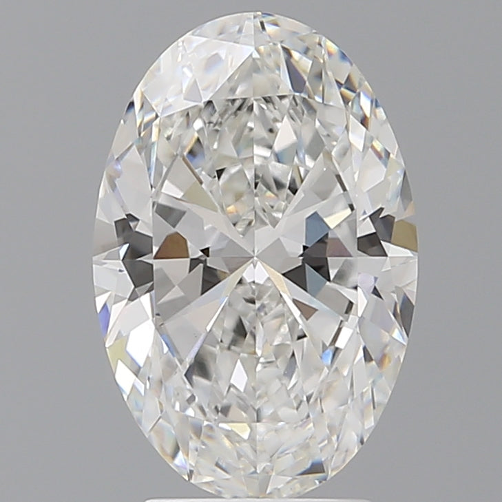 3.55 Carat Oval Shaped, Ideal Cut, E Color, VVS2 Clarity, IGI Certified Lab Grown Diamond