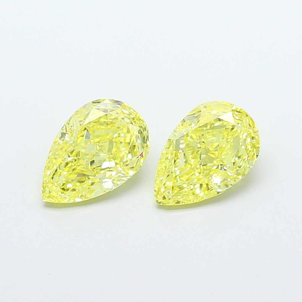 1.51 Carat Pear Shaped, Ideal Cut, VVS2 Clarity, IGI Certified Lab Grown Diamond