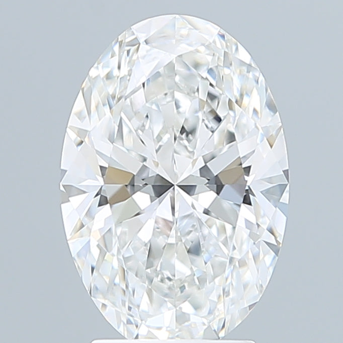 3.09 Carat Oval Shaped, Ideal Cut, E Color, VVS2 Clarity, IGI Certified Lab Grown Diamond