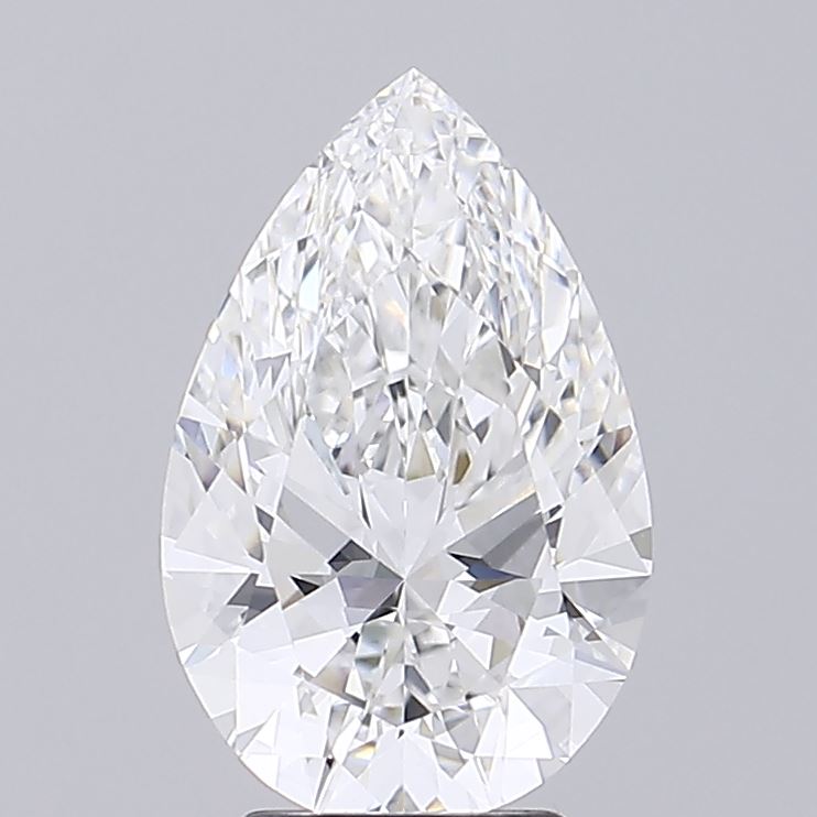 4.07 Carat Pear Shaped, Ideal Cut, E Color, VVS1 Clarity, IGI Certified Lab Grown Diamond