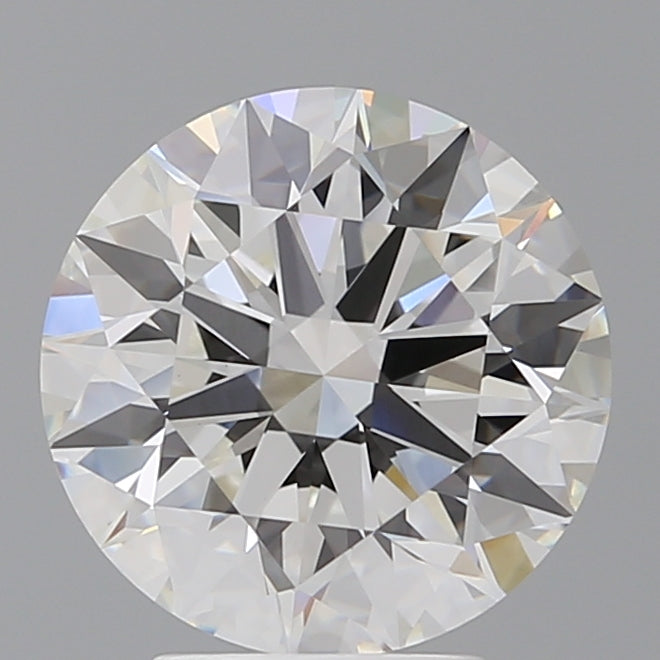 4.06 Carat Round Shaped, Ideal Cut, F Color, VVS2 Clarity, IGI Certified Lab Grown Diamond