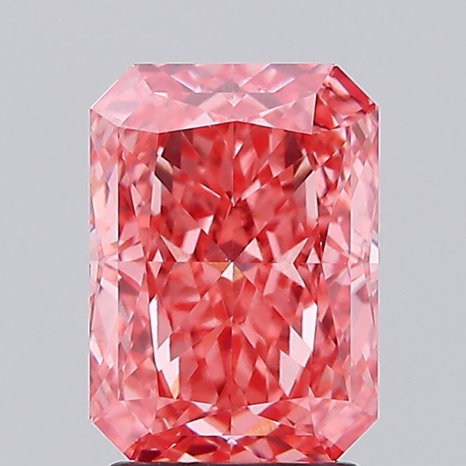 2.73 Carat Radiant Shaped, Excellent Cut, VS1 Clarity, IGI Certified Lab Grown Diamond
