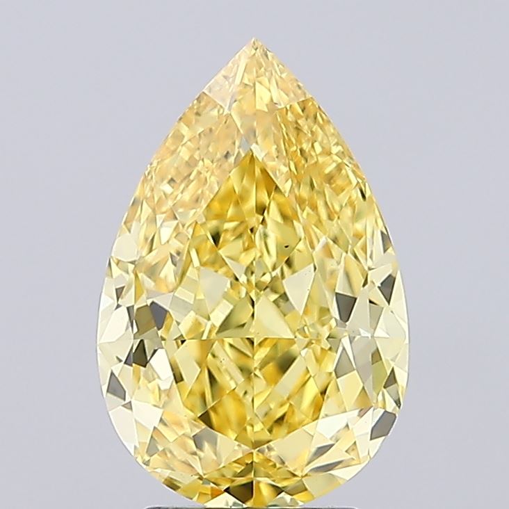 3.81 Carat Pear Shaped, Ideal Cut, VS1 Clarity, IGI Certified Lab Grown Diamond