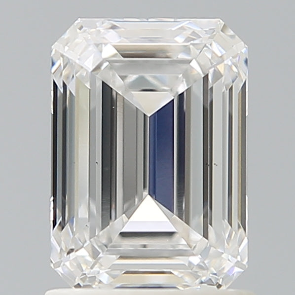 1.62 Carat Emerald Shaped, Ideal Cut, E Color, VS1 Clarity, IGI Certified Lab Grown Diamond