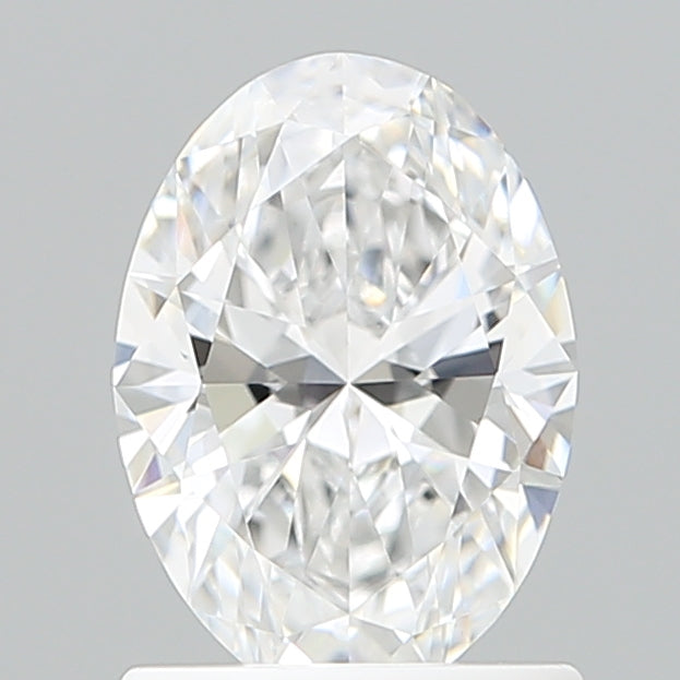 1.10 Carat Oval Shaped, Excellent Cut, D Color, VVS2 Clarity, IGI Certified Lab Grown Diamond