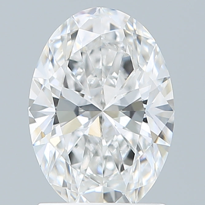 1.60 Carat Oval Shaped, Ideal Cut, D Color, VVS2 Clarity, IGI Certified Lab Grown Diamond