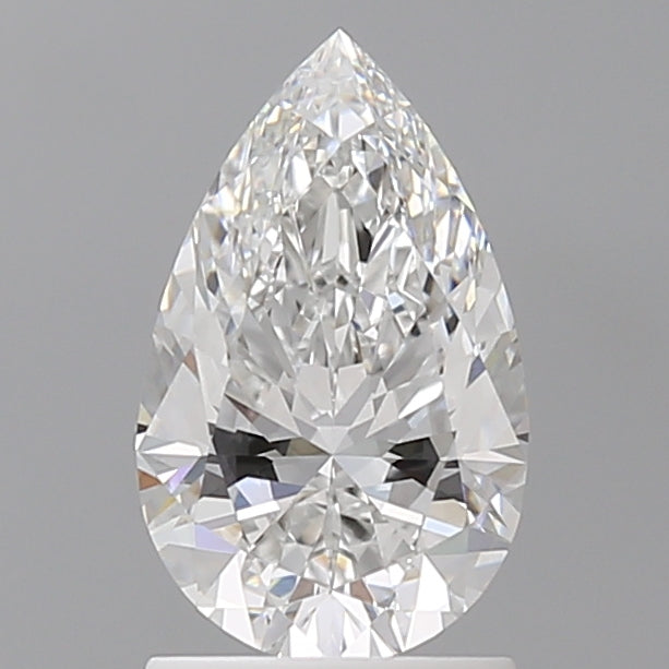 1.56 Carat Pear Shaped, Ideal Cut, D Color, VVS2 Clarity, IGI Certified Lab Grown Diamond