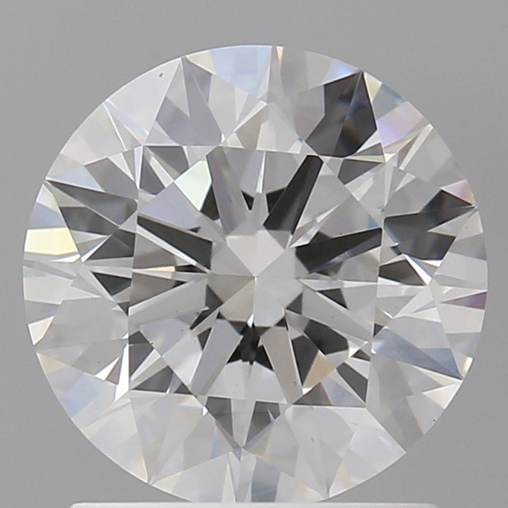 1.55 Carat Round Shaped, Ideal Cut, D Color, VS1 Clarity, IGI Certified Lab Grown Diamond
