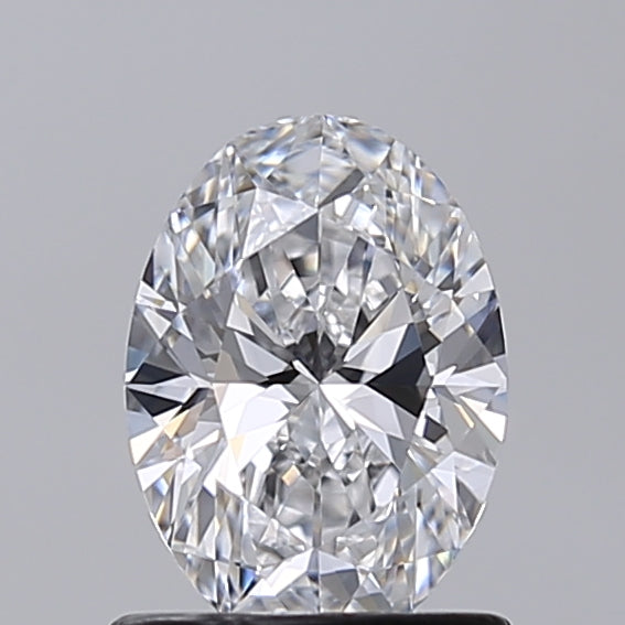 1.00 Carat Oval Shaped, Excellent Cut, D Color, VVS2 Clarity, IGI Certified Lab Grown Diamond