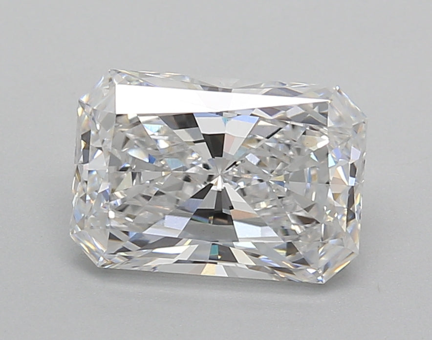 2.02 Carat Radiant Shaped, Excellent Cut, D Color, VS1 Clarity, IGI Certified Lab Grown Diamond