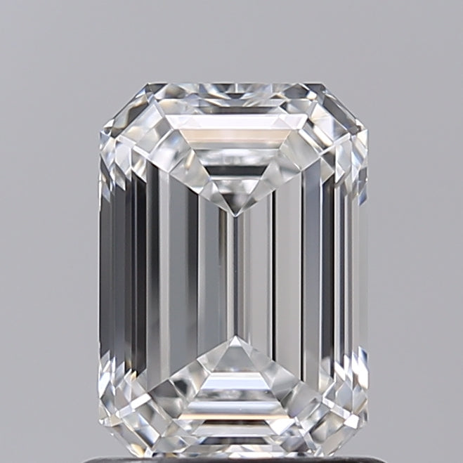 1.03 Carat Emerald Shaped, Ideal Cut, E Color, VVS1 Clarity, IGI Certified Lab Grown Diamond