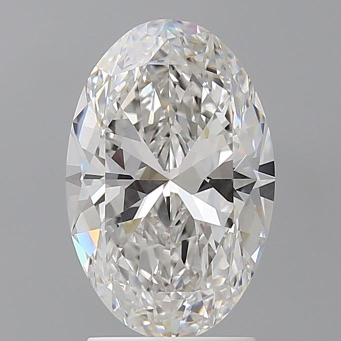 2.56 Carat Oval Shaped, Ideal Cut, F Color, VVS2 Clarity, IGI Certified Lab Grown Diamond