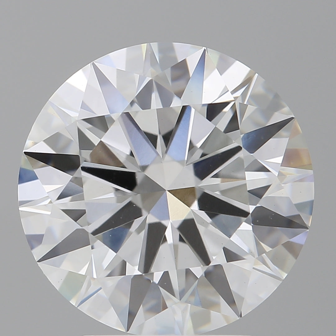 4.09 Carat Round Shaped, Ideal Cut, E Color, VVS2 Clarity, IGI Certified Lab Grown Diamond