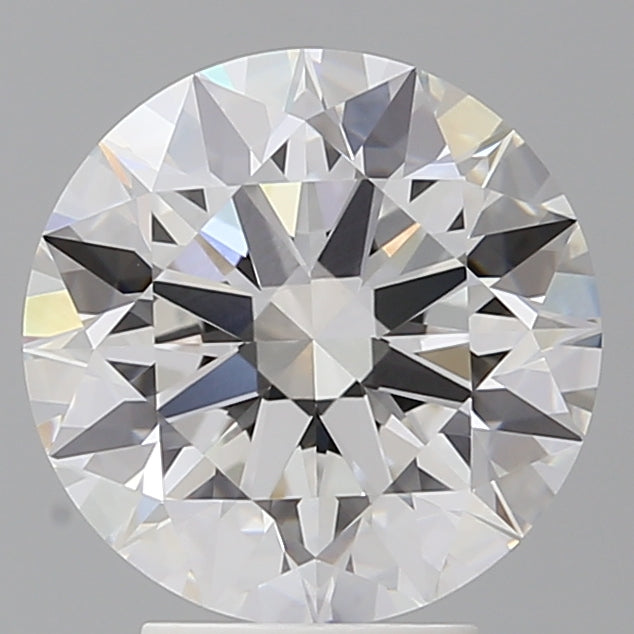 4.08 Carat Round Shaped, Ideal Cut, E Color, VVS2 Clarity, IGI Certified Lab Grown Diamond