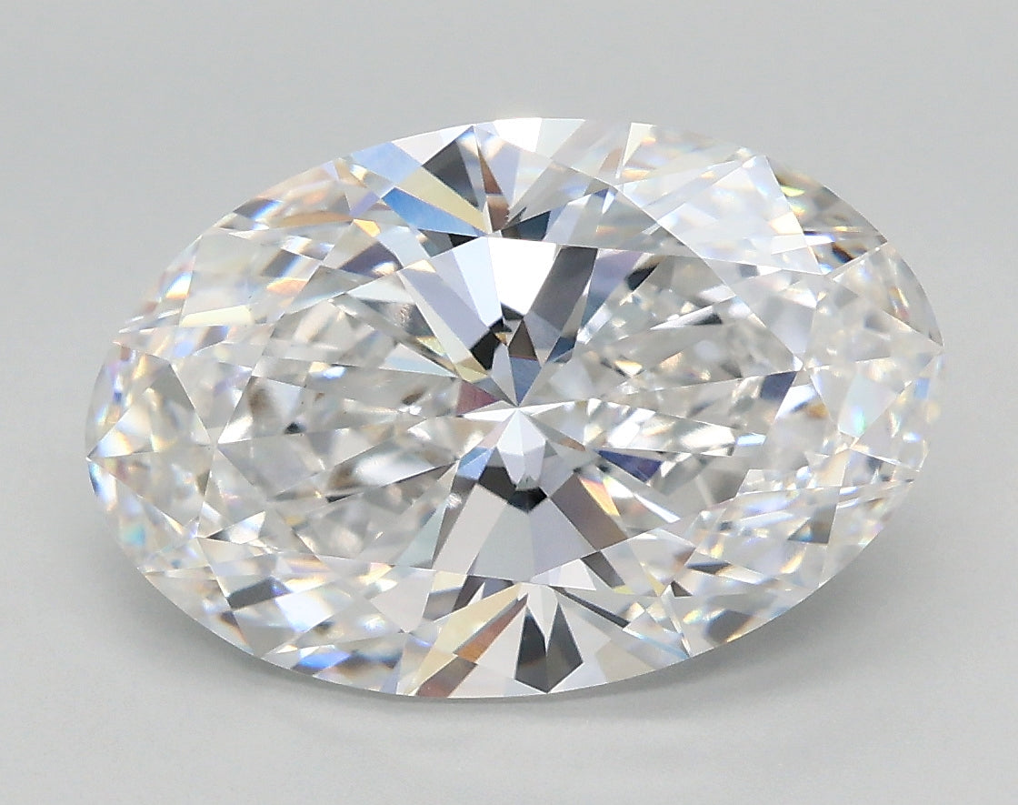 4.25 Carat Oval Shaped, Very Good Cut, E Color, VVS2 Clarity, IGI Certified Lab Grown Diamond